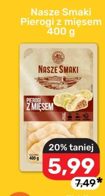 Nasze Smaki Pierogi z mięsem 400 g