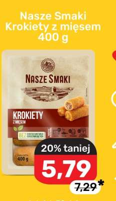 Nasze Smaki Krokiety z mięsem 400 g