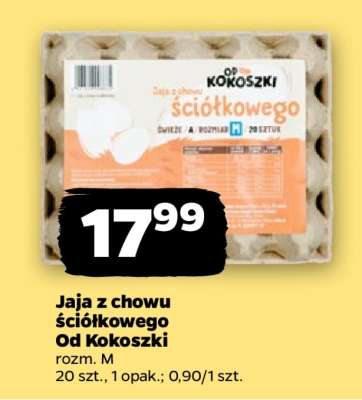 Jaja z chowu ściółkowego Od Kokoszki
