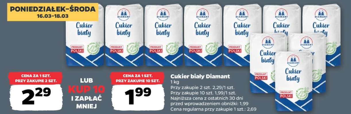 Cukier biały Diamant