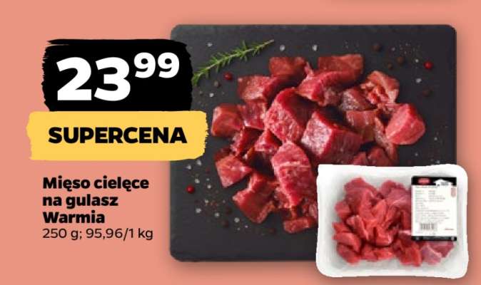 Mięso cielęce na gulasz Warmia