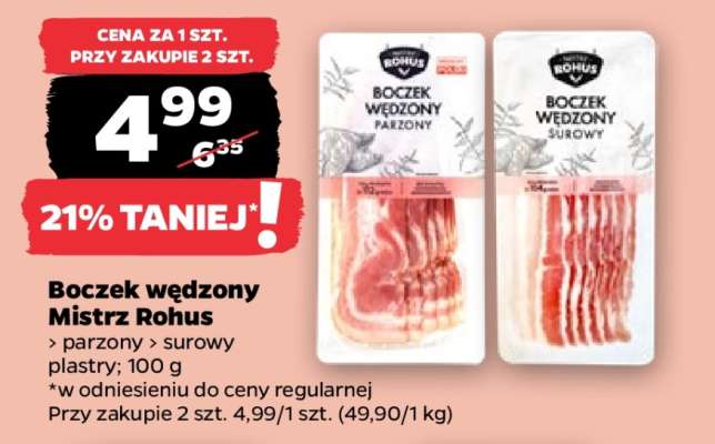 Boczek wędzony Mistrz Rohus