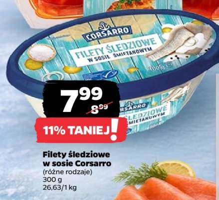 Filety śledziowe w sosie Corsarro