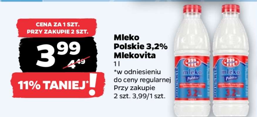 Mleko Polskie 3,2% Mlekovita