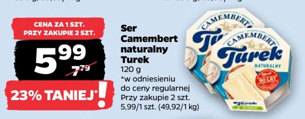 Ser Camembert naturalny Turek