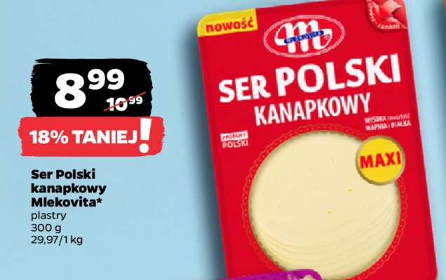 Ser Polski kanapkowy Mlekovita