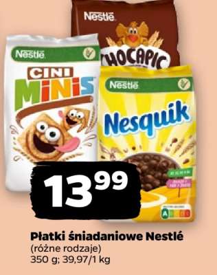 Płatki śniadaniowe NESTLÉ