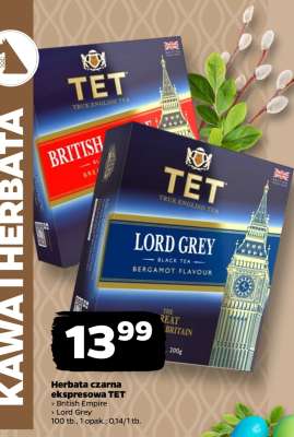 Herbata czarna ekspresowa TET