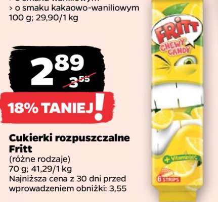 Cukierki rozpuszczalne Fritt