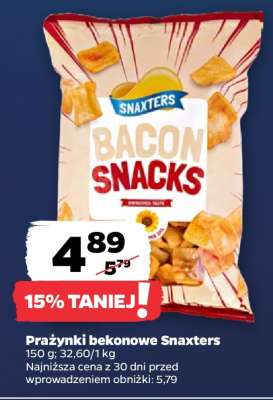 Prażynki bekonowe Snaxters