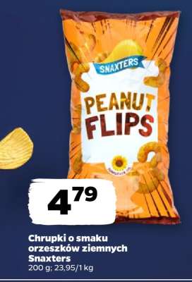 Chrupki o smaku orzeszków ziemnych Snaxters
