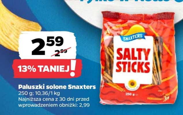 Paluszki solone Snaxters