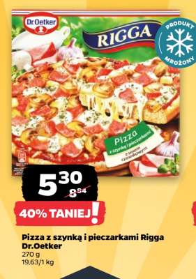 Pizza z szynką i pieczarkami Rigga Dr. Oetker