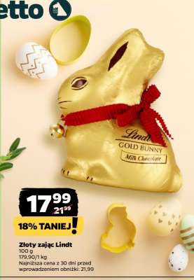 Złoty zając Lindt