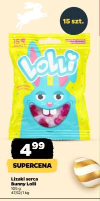 Lizaki serca Bunny Lolli