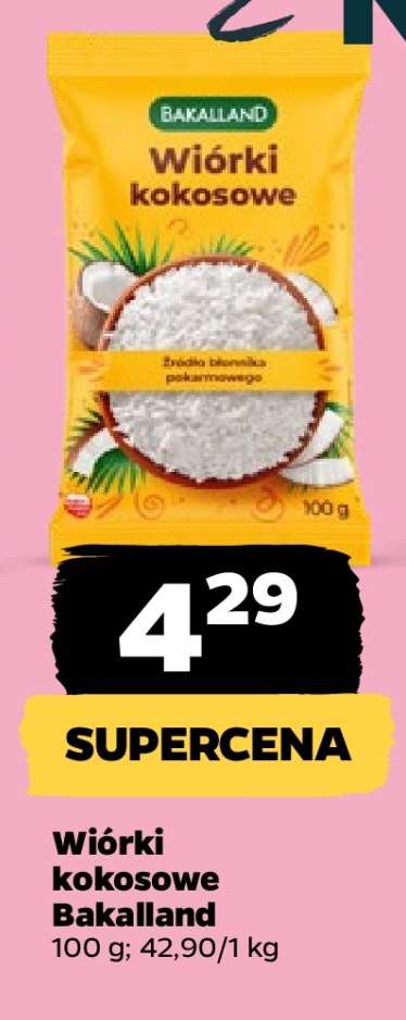 Wiórki kokosowe Bakalland