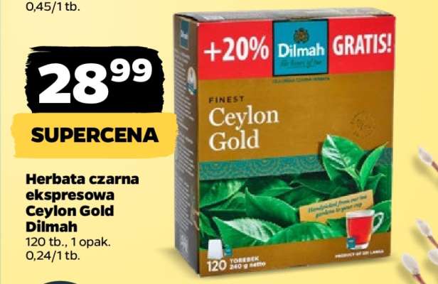 Herbata czarna ekspresowa Ceylon Gold Dilmah