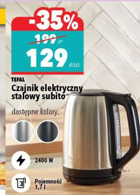 Czajnik elektryczny stalowy subito