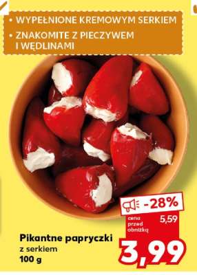 Pikantne papryczki z serkiem