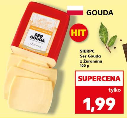 SIERPC Ser Gouda z Żuromina 100 g
