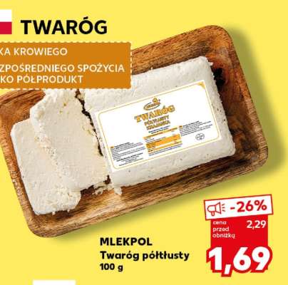 MLEKPOL Twaróg półtłusty