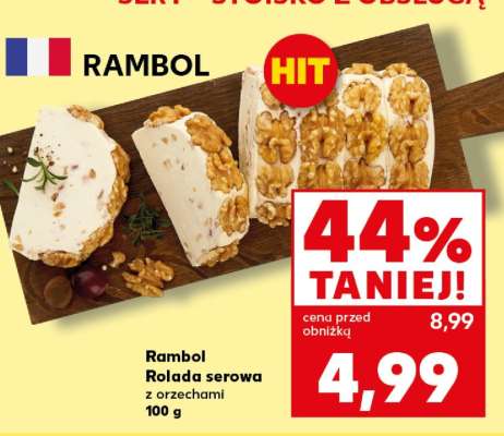 RAMBOL Rolada serowa z orzechami 100 g