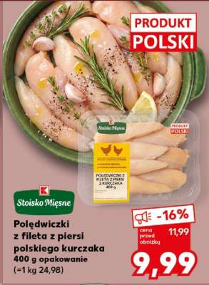 Polędwiczki z fileta z piersi polskiego kurczaka