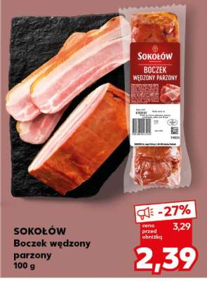 SOKOŁÓW Boczek wędzony parzony