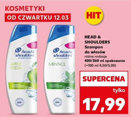HEAD & SHOULDERS Szampon do włosów
