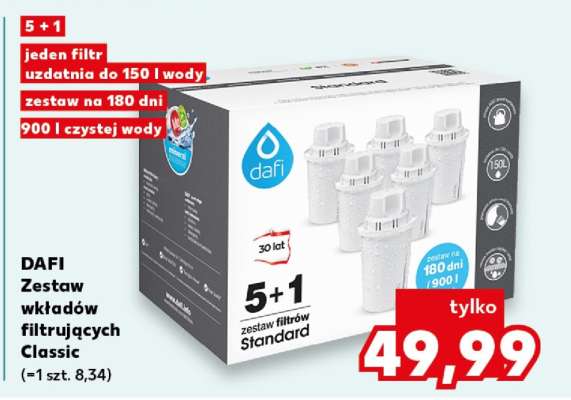 DAFI Zestaw wkładów filtrujących Classic