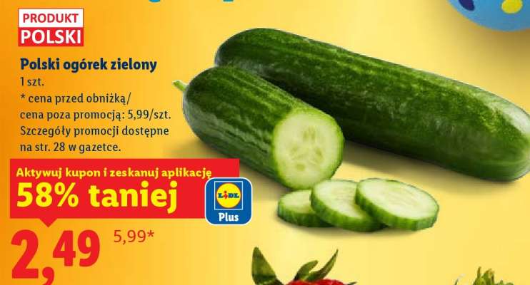 Polski ogórek zielony