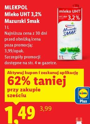 MLEKPOL Mleko UHT 3,2% Mazurski Smak