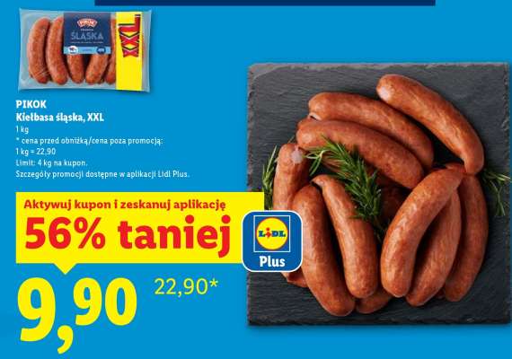 PIKOK Kiełbasa śląska, XXL