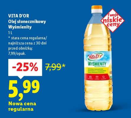 Vita D'or Olej słonecznikowy Wyśmienity