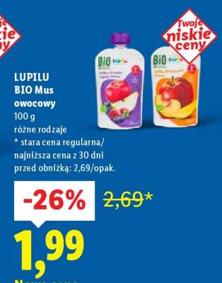 LUPILU BIO Mus owocowy