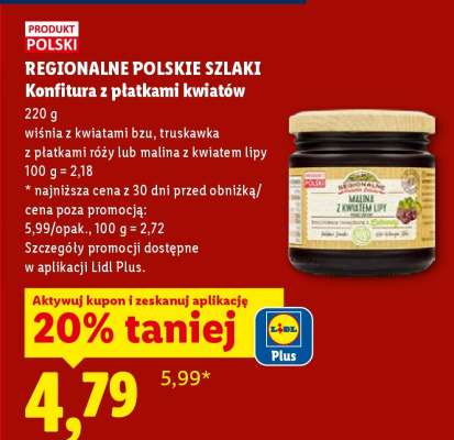 REGIONALNE POLSKIE SZLAKI Konfitura z płatkami kwiatów
