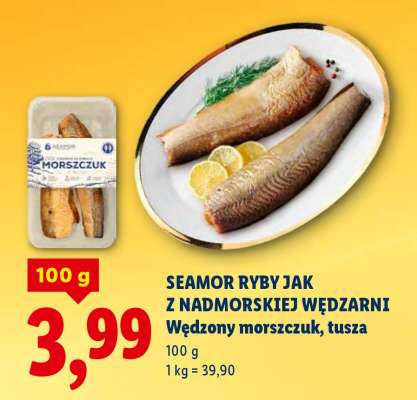 Wędzony morszczuk, tusza