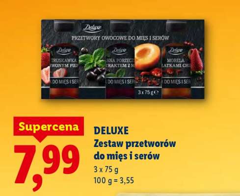 DELUXE Zestaw przetworów do mięs i serów