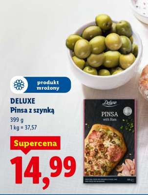 Deluxe Pinsa z szynką