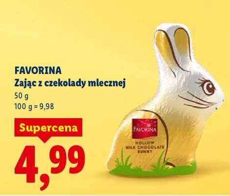 FAVORINA Zając z czekolady mlecznej
