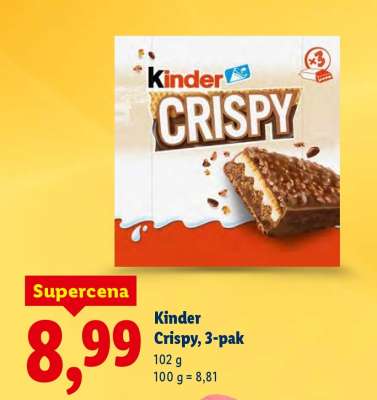 Kinder Crispy, 3-pak