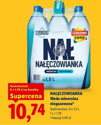 NAŁĘCZOWIANKA Woda mineralna niegazowana**