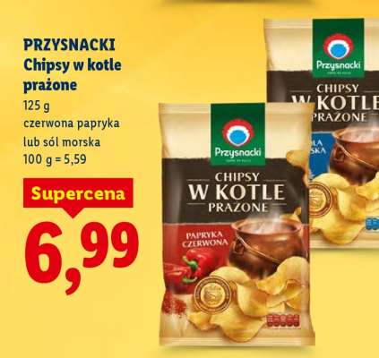 PRZYSNACKI Chipsy w kotle prażone