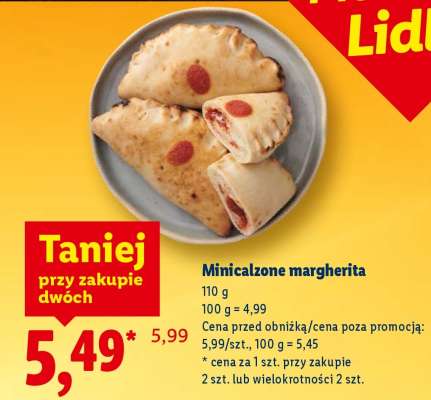 Minicalzone margherita