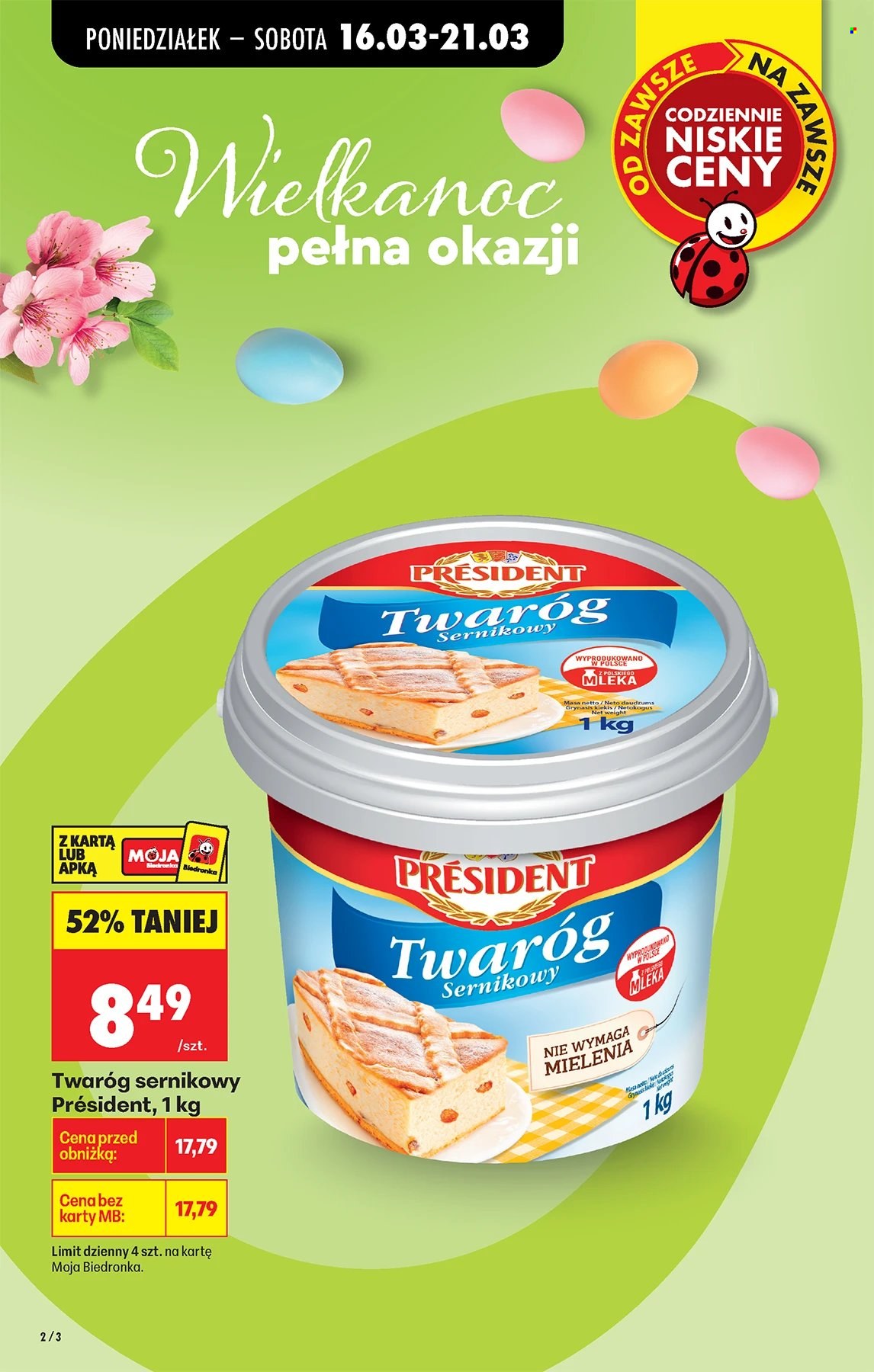 Gazetka Biedronka - 16.03.2026 - 21.03.2026. Strona 2