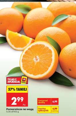 Pomarańcze na wagę