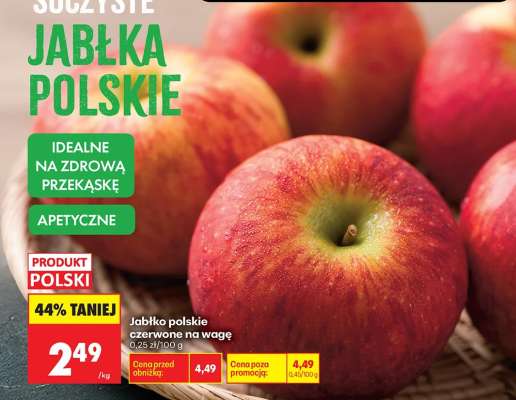 Jabłko polskie czerwone na wage