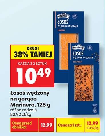 Łosoś wędzony na gorąco Marinero 125 g