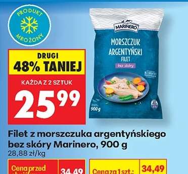 Filet z morszczuka argentyńskiego bez skóry Marinero, 900 g
