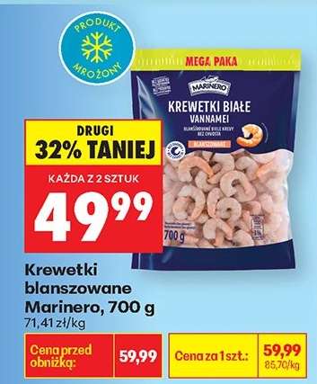 Krewetki blanszowane Marinero, 700 g